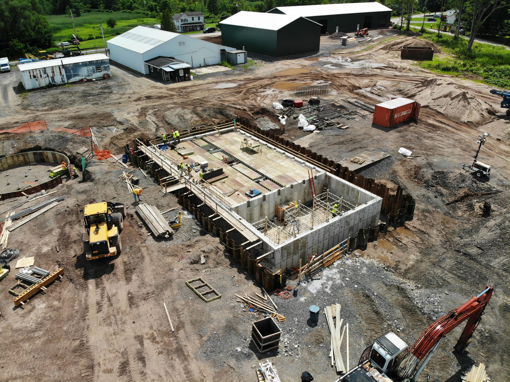 Digester Control Building Construction - July 21