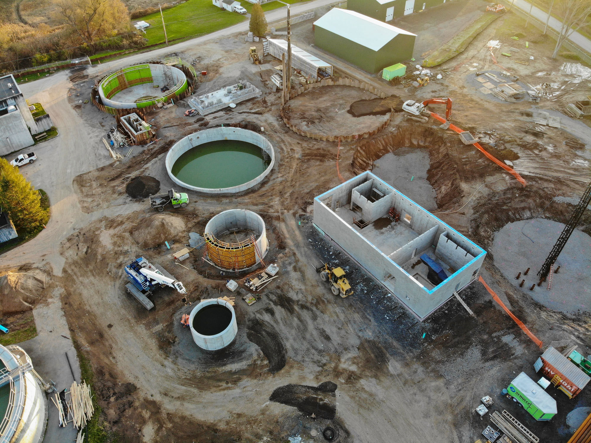 City of Oneida - Organics and Water Resource Recovery Center - Construction November 2021