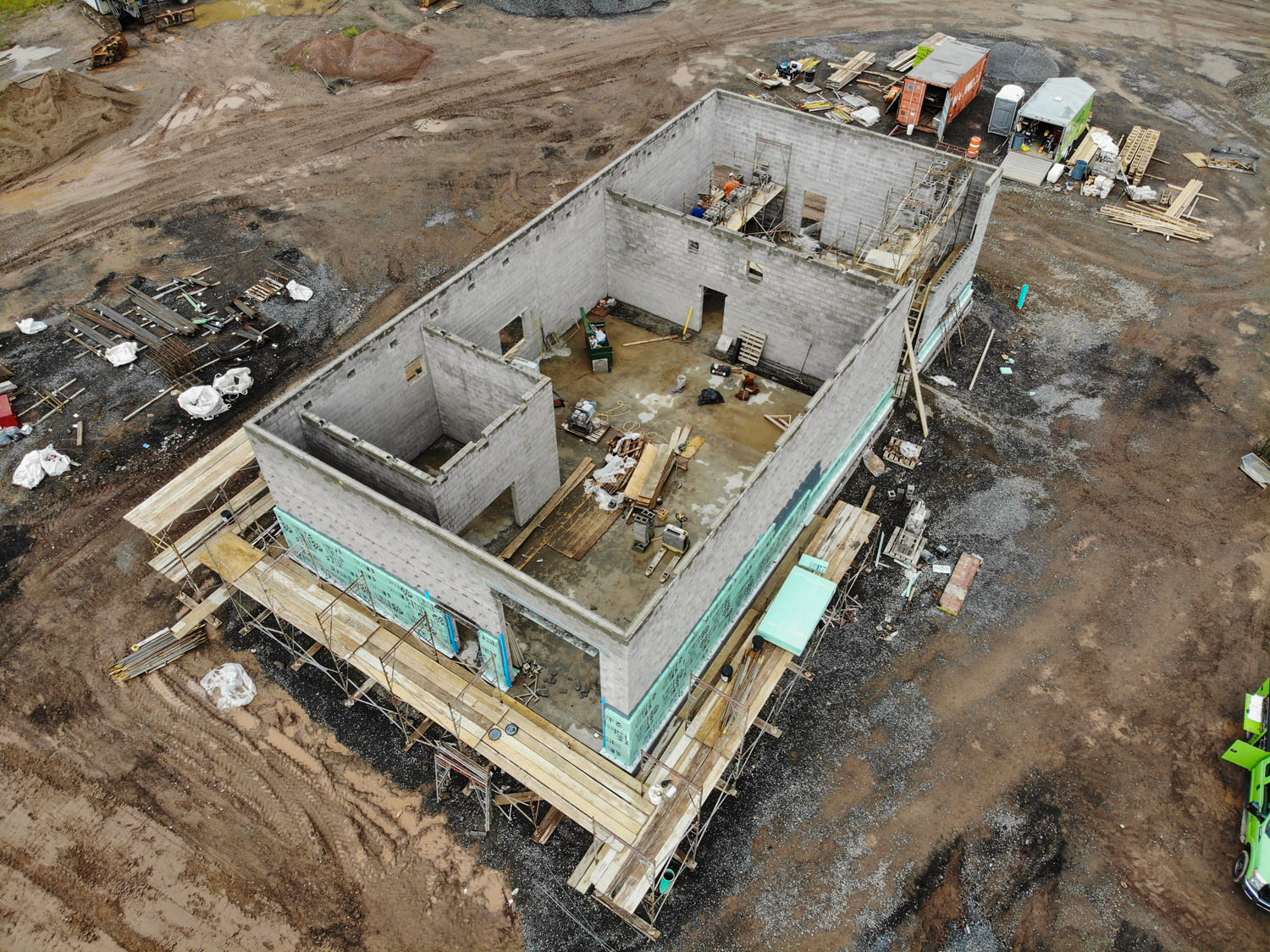 Organics and Water Resource Recovery Center - Digester Control Building Construction - September 2021