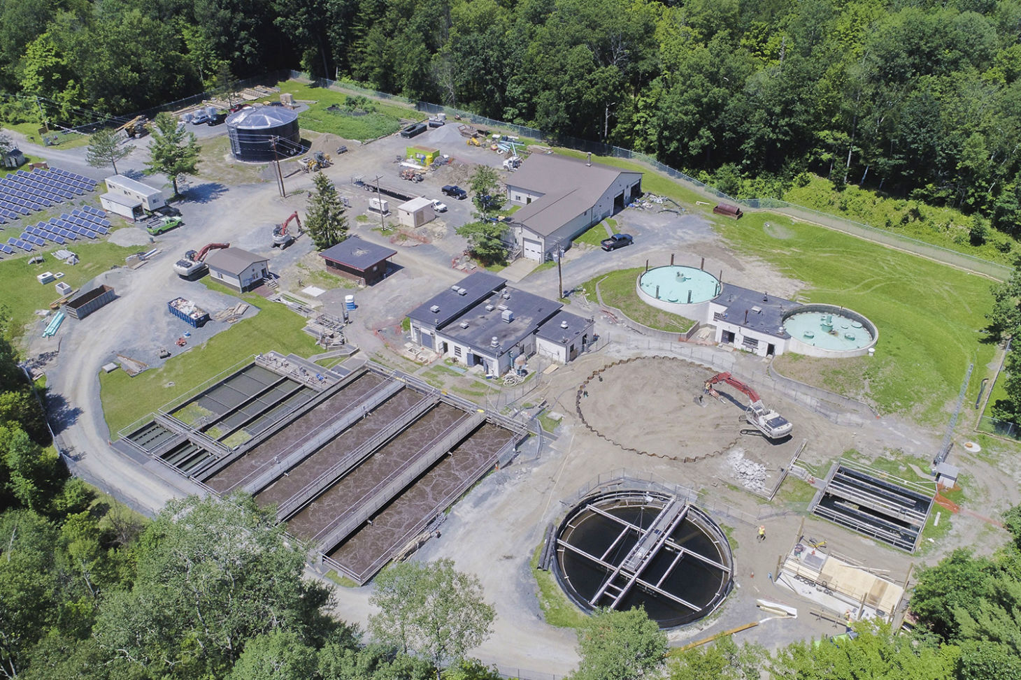 Town of Niskayuna Wastewater Treatment Plant - During Construction