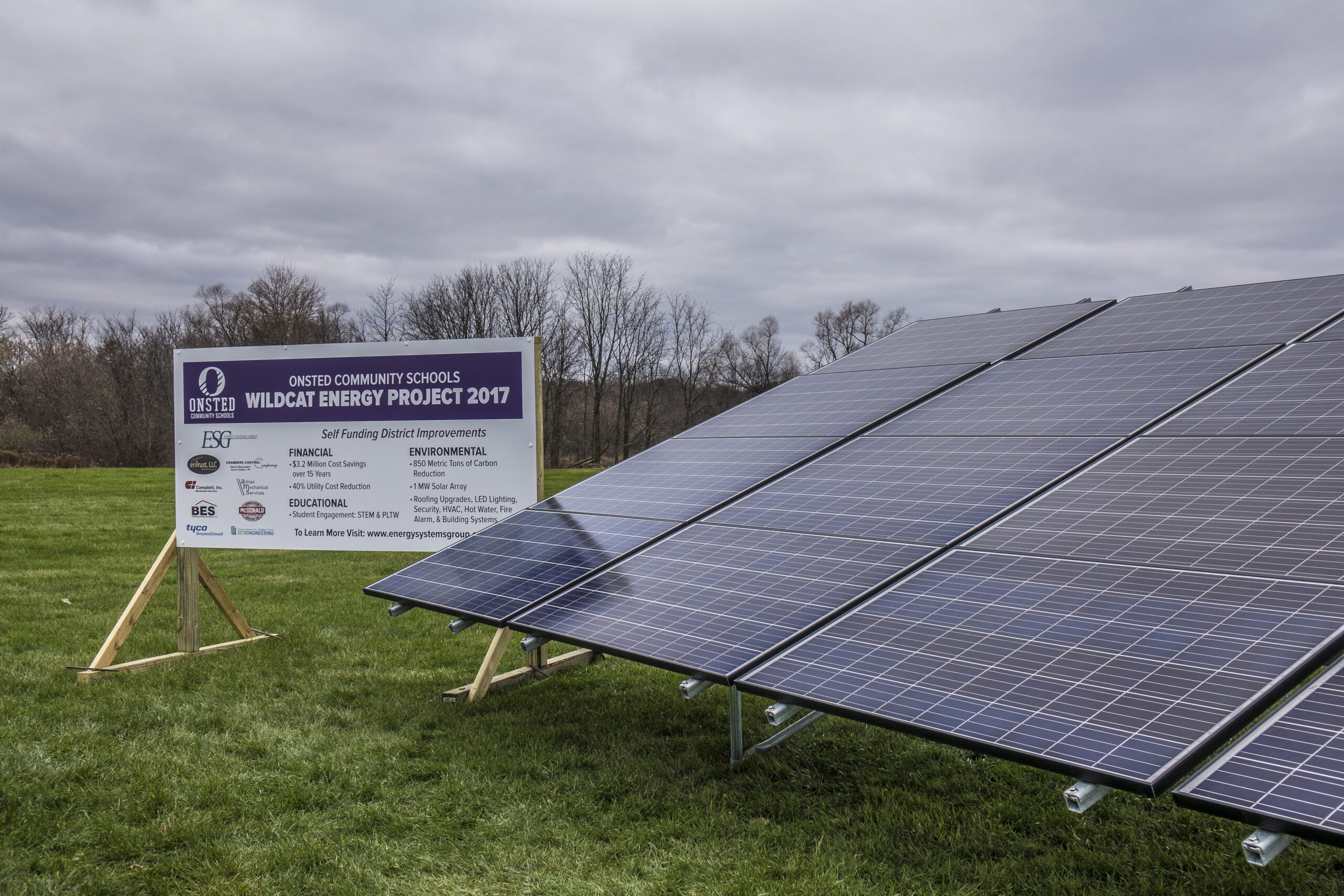 Onsted Community Schools - Project Sign