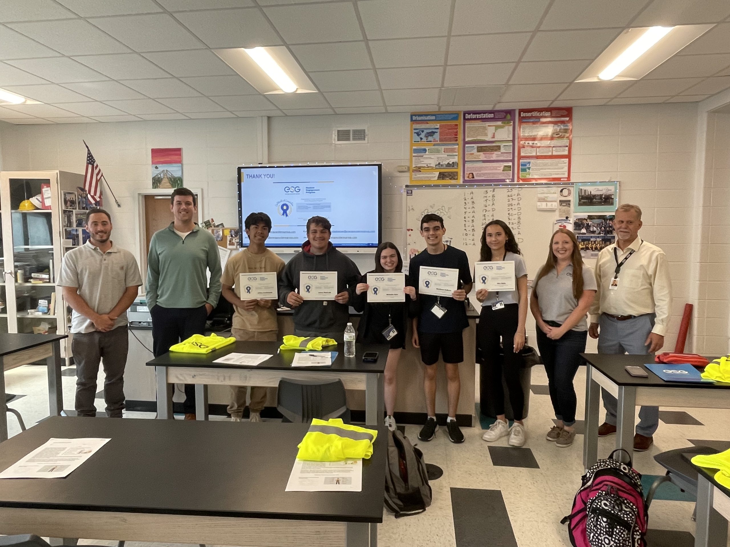 Oceanside Students with Certificates 2