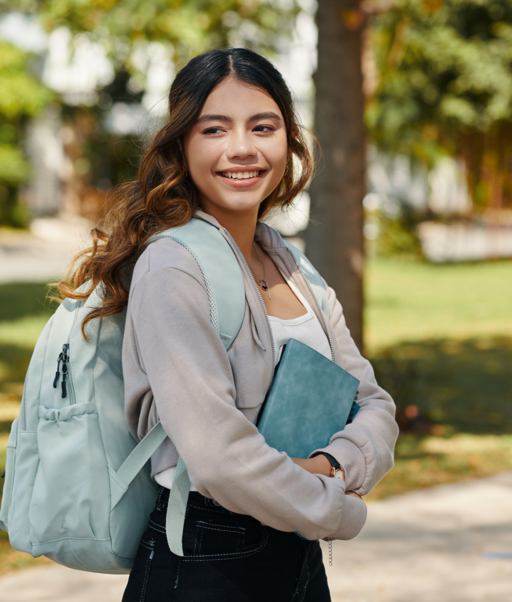 high school student stock image