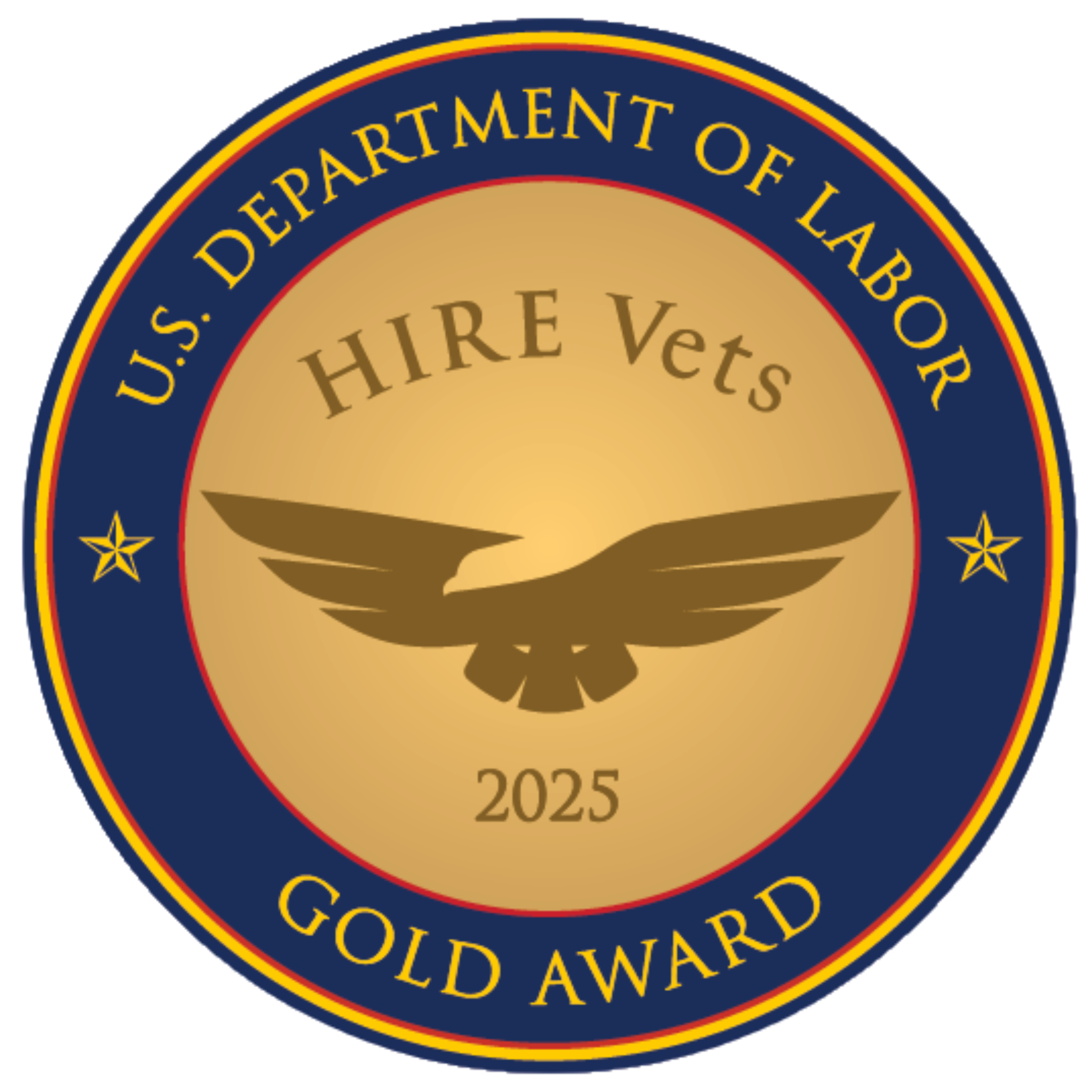 ESG HIRE Vets Gold Medallion 2025